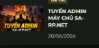 TUYỂN ADMIN MÁY CHỦ GTA LEGACY